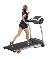 Slickblue Easy Folding Treadmill for Home Use, 2.5HP Electric Running & Walking Machine with Device Holder & 3-Level Incline