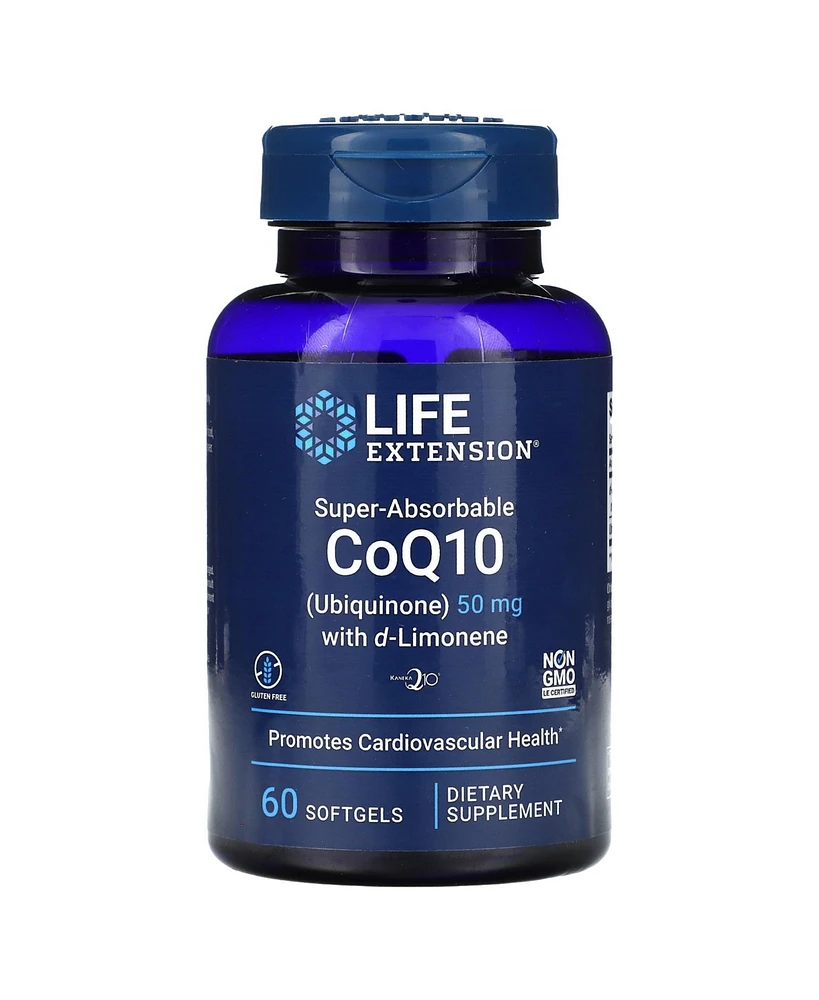 Life Extension Super-Absorbable CoQ10 with d-Limonene 50 mg