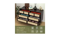 Slickblue Wood Storage Chest with Drawers Stylish and Practical Organization for Any Space