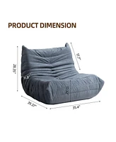 Floor sofa Bean Bag Chair for Adults Fireside Bean Bag Lounger Memory Foam Chair for Home, office, Apartment or Gaming Venue