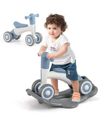 Hongge 3 in 1 Rocking Horse with Detachable Balance Board and Seat