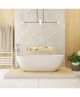 Mondawe 3-Handle Traditional Freestanding Bathtub Faucet