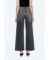 Bayeas Women's Judy High Rise Wide Leg Jeans Charcoal