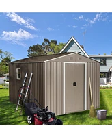 Streamdale Furniture Sturdy Eco-Smart Shed with Vent Vents & Padlock Security