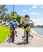 Hongge 16-Inch Kids' Bike with Handbrake, Coaster Brake, and Bell for Ages 4-7