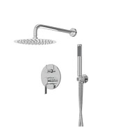 Mondawe 10 Inch Round Bathroom Shower Combo Set