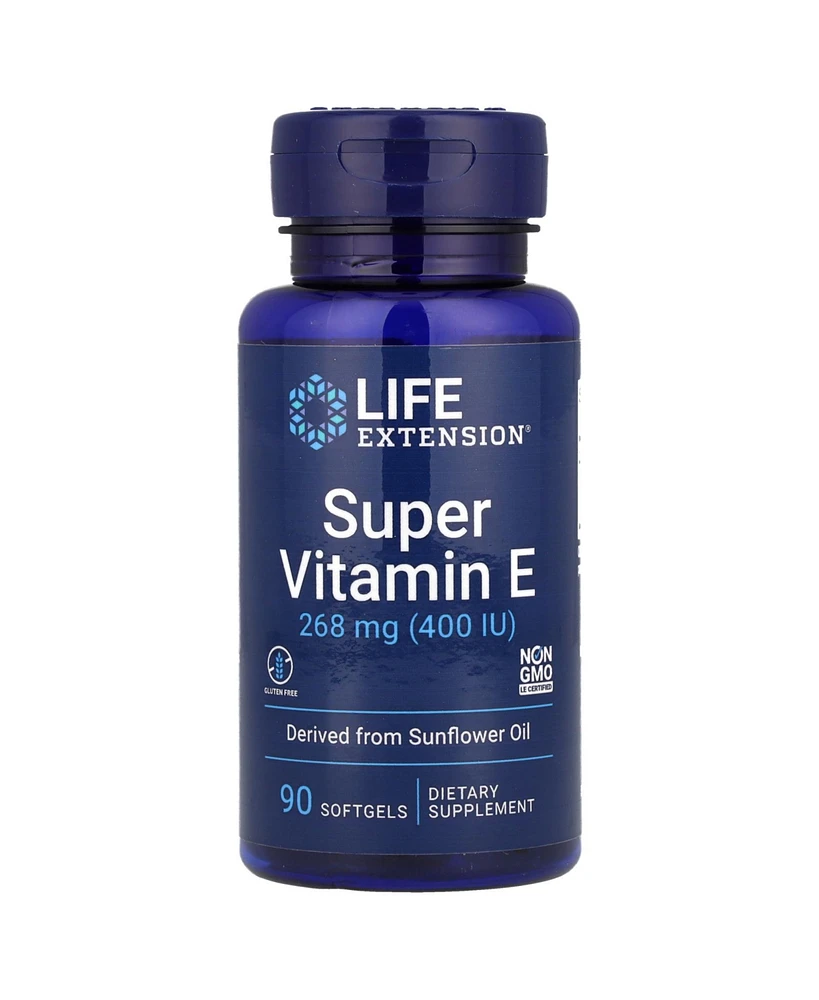 Life Extension Super Vitamin E 268 mg (400 Iu)