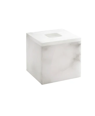 Cassadecor Corden Alabaster Tissue Box Cover