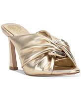 Vince Camuto Women's Patie Ruched Knot Hardware Dress Sandals
