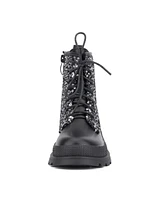 Olivia Miller Little Girls Galaxy Gal Combat Boots