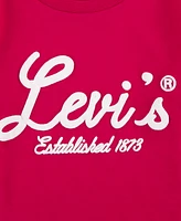 Levi's Big Girls Long Sleeve Script Logo T-shirt