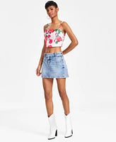 Guess Women's Nani Denim Mini Skirt