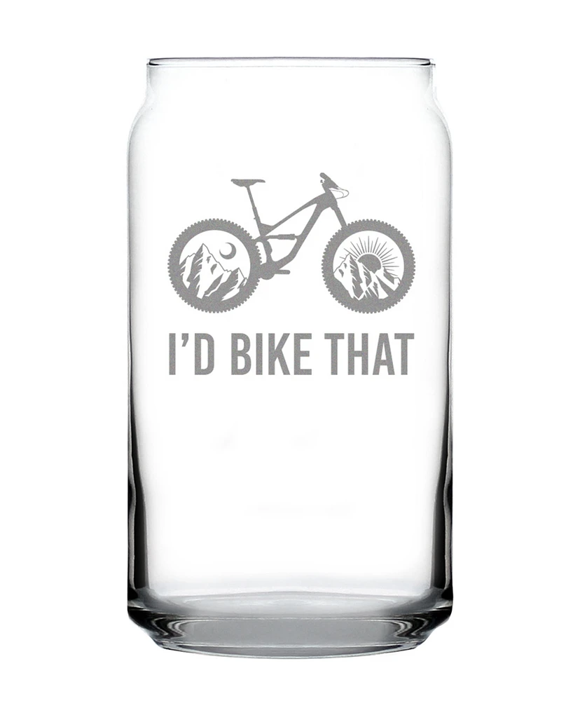 Bevvee I'd Bike That - Beer Can Pint Glass