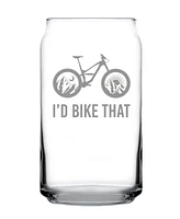 Bevvee I'd Bike That - Beer Can Pint Glass