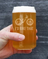 Bevvee I'd Bike That - Beer Can Pint Glass