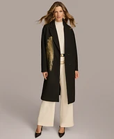 Donna Karan New York Women's Abstract Metallic Coat