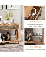 Streamdale Furniture Versatile Entryway Console Table with Storage and Elegant Design