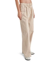 Steve Madden Women's Minorca Striped Drawstrings Pants