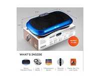 LifePro Waver Vibration Plate - Full Body Fitness Platform with Loop Bands for Weight Loss & Toning
