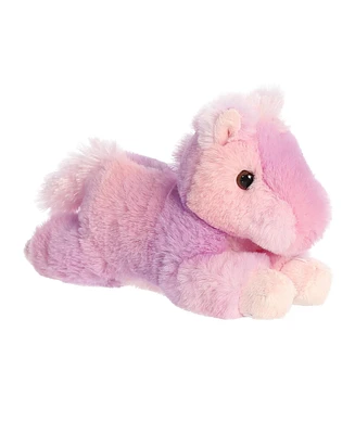 Aurora Small Pony Mini Flopsie Adorable Plush Toy Rainbow 8"