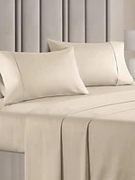 4 Piece Sheet Set 100% Cotton 1000 Thread Count