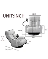 Versatile Lounge Chair Adjustable Angles, Ergonomic Comfort, Tv/Nap Ready