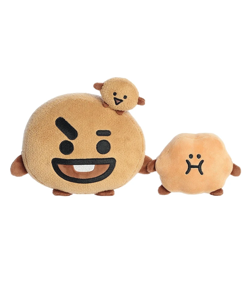 Aurora Medium Shooky BT21 Lovable Plush Toy Brown 12"