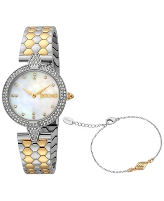 Just Cavalli Women's Set Mother of Pearl Dial Watch - JC1L159M0085