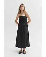 Crescent Women's Rhea Pleated Midi Dress