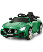 Hongge 12V Licensed Mercedes Benz Kids Ride-On Car with Remote Control-Green