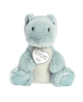 Aurora Small Taylor T-Rex Precious Moments Inspirational Plush Toy Blue 7.5"