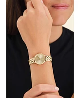 Rosefield Small Edit Women's Gold Tone Stainless Steel Bracelet Watch 26mm