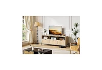 gaomon Tv Stand for 65 Inch Tv, Entainment Center with Open Shelf, Media Console with 3 Drawers