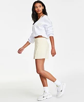 Madden Girl Juniors' Double-Slit Pull-On Mini Skirt