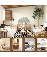 Homsee 70.9" Dresser with 12 Handleless Drawers, Wooden Storage Dresser for Bedroom Living Room