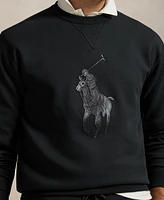 Polo Ralph Lauren Men's Big & Tall Leather-Pony Double-Knit Sweatshirt