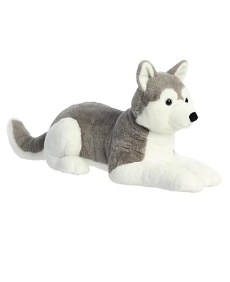 Aurora Large Husky Super Flopsie Adorable Plush Toy White 28"