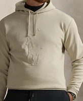 Polo Ralph Lauren Men's Big & Tall Leather-Pony Double-Knit Hoodie