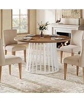 Tribesigns 47" Round Dining Table for 4