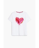 Desigual Women's Heart T-shirt