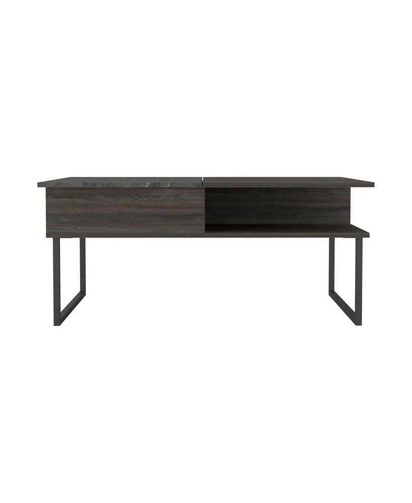 Depot E-Shop Atlanta Lift Top Coffee Table, One Shelf