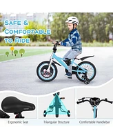 Hongge 16-Inch Kids' Bike with Adjustable Handlebar and Saddle for Ages 4-8