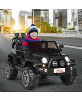 Hongge 12V 2-Seater Ride-On Truck with Remote Control and Storage Compartment