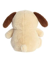 Aurora Medium Poochy Pup Stubez Adorable Plush Toy Brown 11"