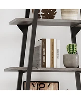 gaomon 5 Tier Ladder Bookshelf, Narrow Open Book Shelf