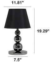 Lalia Home 19.29" Modern and Fashionable Stacked Ball Table Lamp