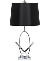 Lalia Home 27.25" Glossy State-of-the-Art Modern Entwined Table Lamp