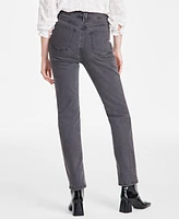 On 34th Women's High-Rise Straight-Leg Jeans, Exclusively at Macy's