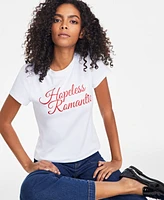 On 34th Women's Hopeless Romantic Graphic T-Shirt, Exclusively at Macy's