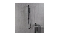 Slickblue Eco-Performance Handheld Shower: Matte Black Shower Head with 28-Inch Slide Bar and 59-Inch Hose